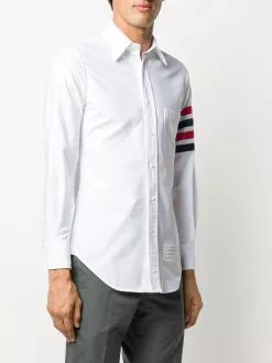 Thom Browne 4-Bar stripe shirt