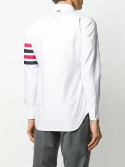 Thom Browne 4-Bar stripe shirt