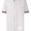 Thom Browne Seersucker stripe button-down shirt