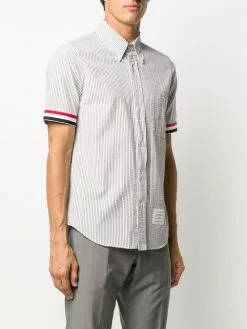Thom Browne Seersucker stripe button-down shirt