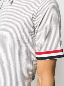 Thom Browne Seersucker stripe button-down shirt