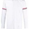 Thom Browne RWB armband-detail stripe shirt