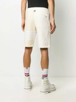 Thom Browne 4 Bar stripe tonal track shorts track & running shorts of men 8 Thom Browne 4-Bar stripe tonal track shorts