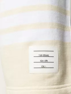 Thom Browne 4 Bar stripe tonal track shorts track & running shorts of men 9 Thom Browne 4-Bar stripe tonal track shorts