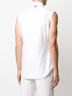 Thom Browne sleeveless button-down shirt