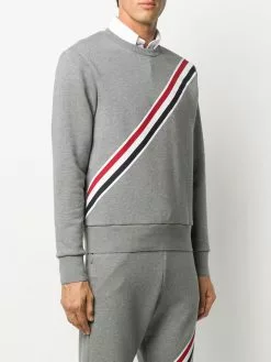 Thom Browne RWB-stripe sweatshirt