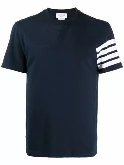 Thom Browne 4-Bar stripe short-sleeve T-shirt