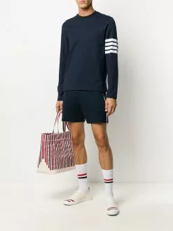 Thom Browne 4-Bar stripe track shorts