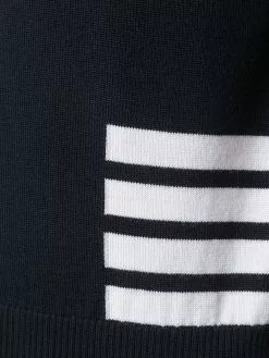 Thom Browne 4-Bar stripe knitted T-shirt