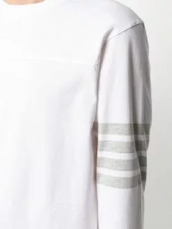 Thom Browne 4-Bar stripe long-sleeve T-shirt