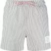 Thom Browne seersucker-print swim shorts