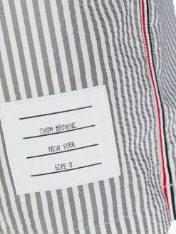 Thom Browne seersucker-print swim shorts
