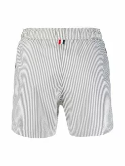 Thom Browne seersucker-print swim shorts