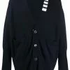 Thom Browne 4-Bar stripe oversize cardigan