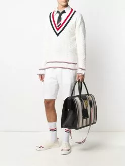 Thom Browne V-neck knit jumper