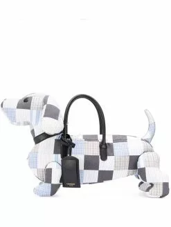 Thom Browne Hector patchwork tote bag