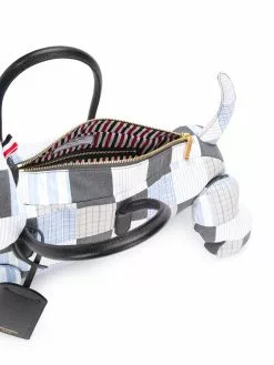 Thom Browne Hector patchwork tote bag