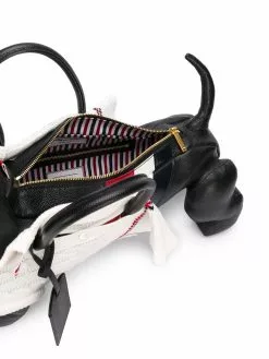 Thom Browne Hector knitted-jumper tote bag