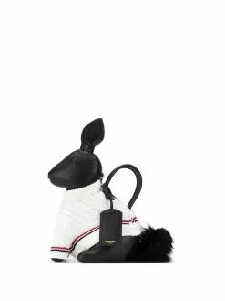Thom Browne Rabbit knitted-jumper tote bag
