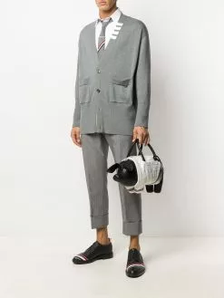 Thom Browne Pig knitted-jumper tote bag