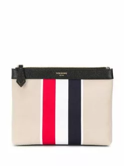 Thom Browne RWB stripe toiletry case