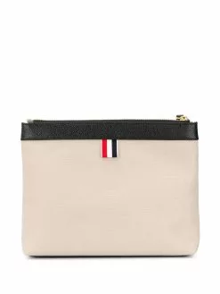 Thom Browne RWB stripe toiletry case