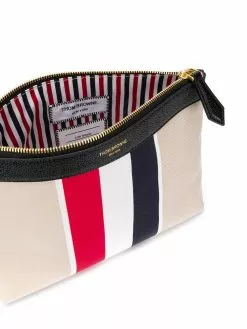 Thom Browne RWB stripe toiletry case travel accessories of men 7 Thom Browne RWB stripe toiletry case