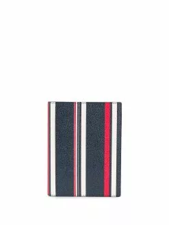 Thom Browne Repp stripe passport holder