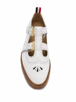 Thom Browne signature RWB-detail brogues
