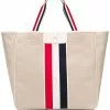 Thom Browne RWB-stripe tote bag
