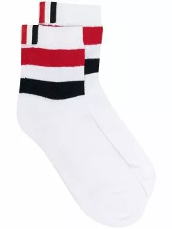 Thom Browne RWB-stripe ribbed socks