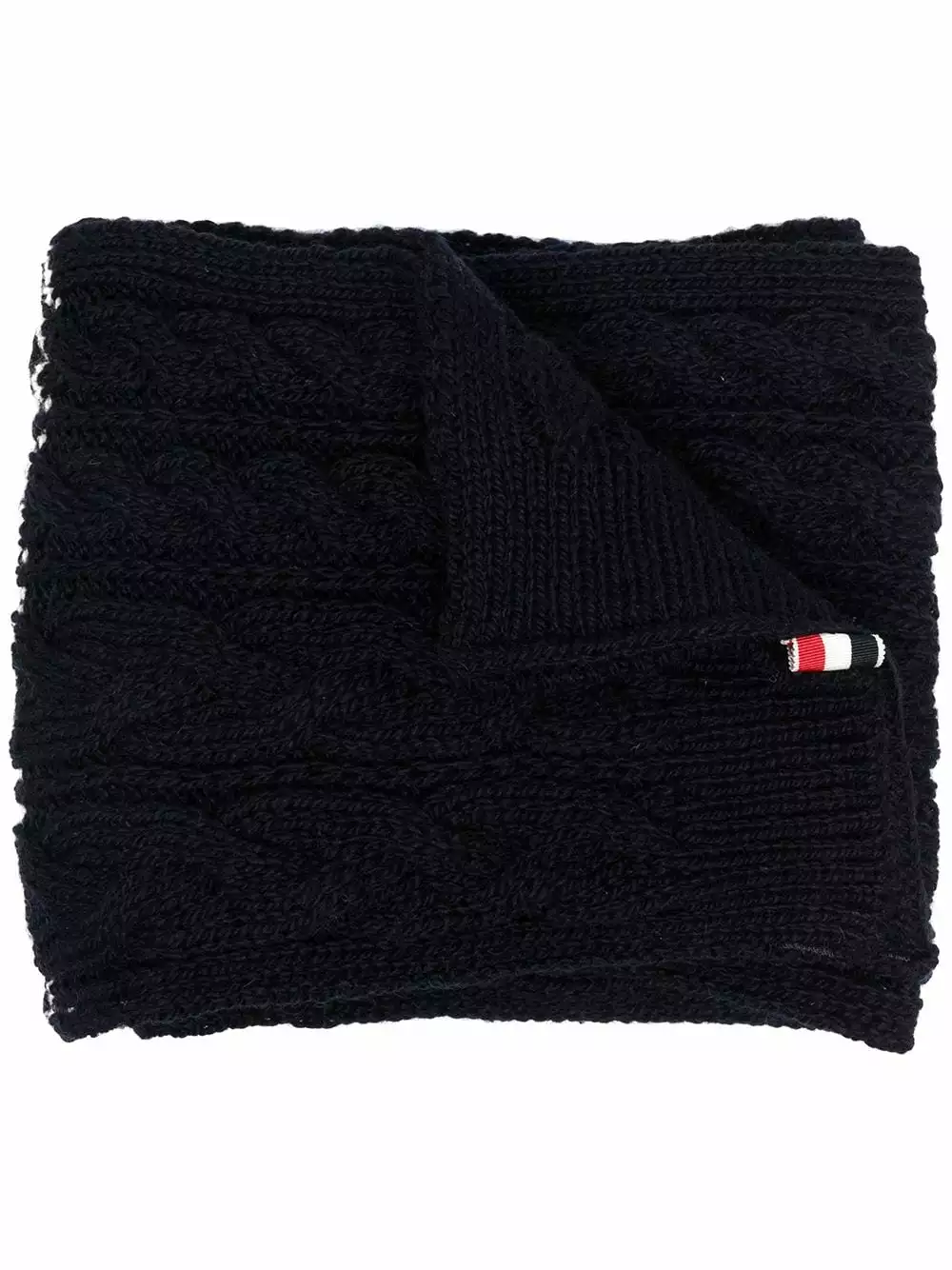 Thom Browne Cable knit scarf scarves of men 1 Thom Browne cable-knit scarf