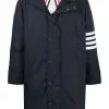 Thom Browne downfill hooded football 4-Bar parka