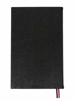 Thom Browne pebbled leather blank notebook