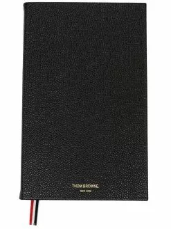 Thom Browne pebbled leather blank notebook