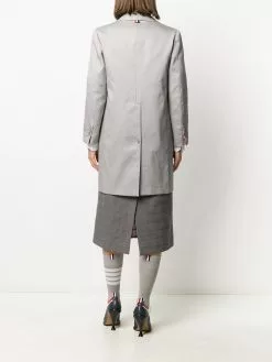 Thom Browne Mid length sack overcoat single breasted coats of women 8 Thom Browne mid-length sack overcoat