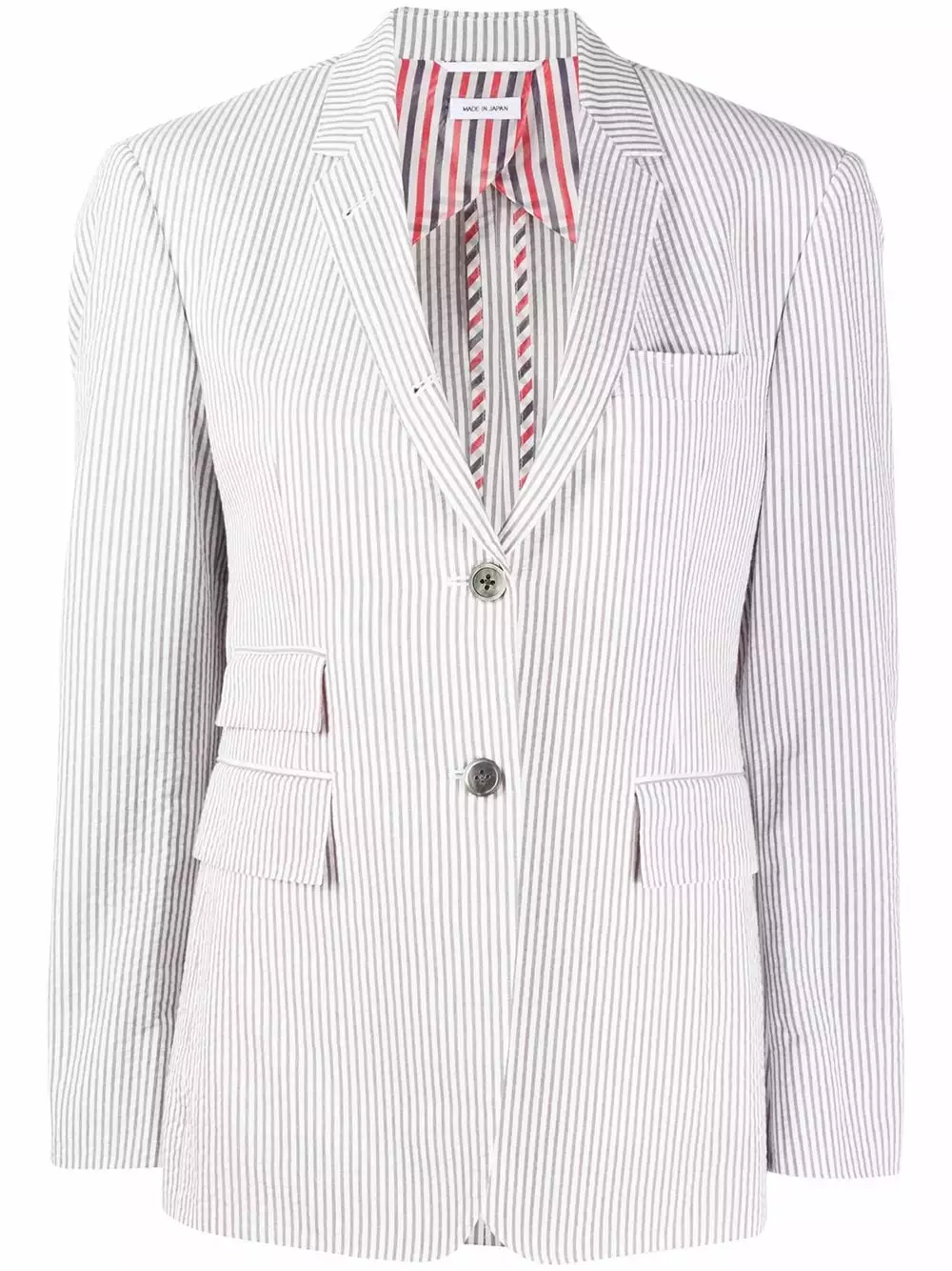 Thom Browne Stripe single breasted blazer blazers of women 1 Thom Browne stripe single-breasted blazer