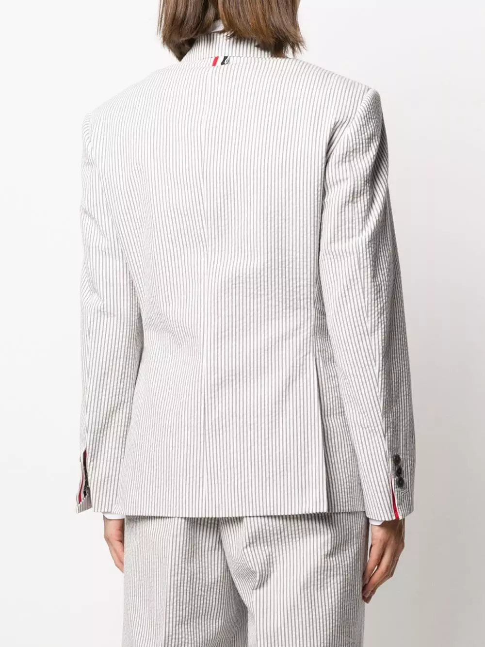 Thom Browne Stripe single breasted blazer blazers of women 4 Thom Browne stripe single-breasted blazer