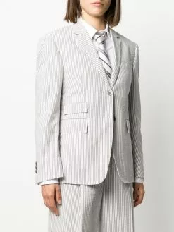 Thom Browne Stripe single breasted blazer blazers of women 7 Thom Browne stripe single-breasted blazer
