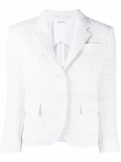 Thom Browne tweed single-breasted blazer