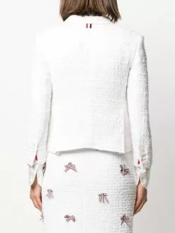 Thom Browne tweed single-breasted blazer