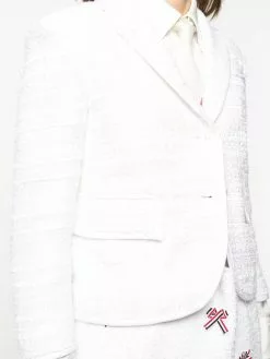 Thom Browne tweed single-breasted blazer