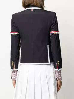 Thom Browne RWB-stripe sportcoat