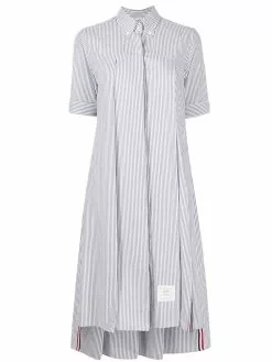 Thom Browne seersucker shirt dress
