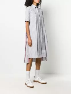 Thom Browne seersucker shirt dress