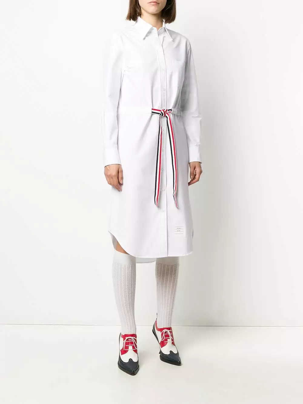 Thom Browne Belted shirt dress day dresses of women 3 Thom Browne belted shirt dress