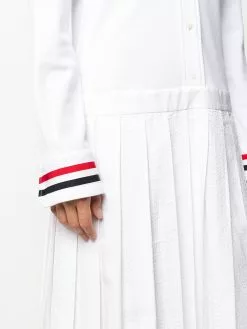 Thom Browne pleat-detail shirt dress