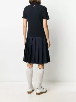 Thom Browne RWB-stripe polo dress
