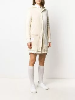 Thom Browne mid-length hooded cardigan