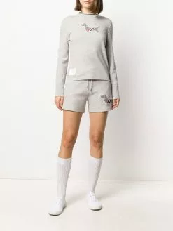 Thom Browne Hector Icon patch shorts